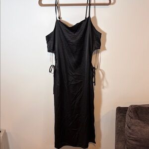 Christian Lacroix Black KeyHole MIDI dress Black Large